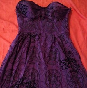 Guess strapless mini dress